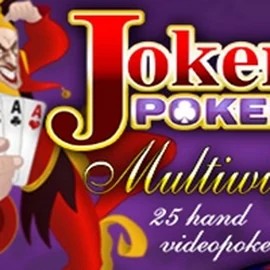 25H Joker Poker (Espresso) slot logo by Espresso Games at SpinDog Casino