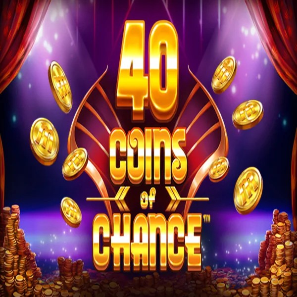 Slots logo of 40 Coins of Chance from SYNOT Games at SpinDog Casino