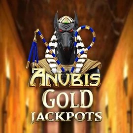 Anubis Gold Jackpots slot logo by Inspired Gaming at SpinDog Casino