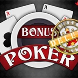 Bonus Poker Deluxe - 3 Hands slot logo by RTG (Reel Time Gaming) at SpinDog Casino