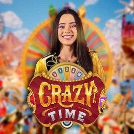 Crazy Time by Evolution, showcased at spinsdogs.nl – game logo