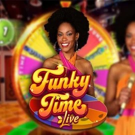 Funky Time slot icon by Evolution, available at SpinDog Casino