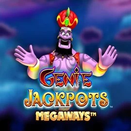 Genie Jackpots Megaways casino game by Blueprint Gaming – featured logo at SpinDog Casino