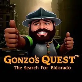 Gonzo's Quest slot logo by NetEnt at SpinDog CasinoGonzo's Quest