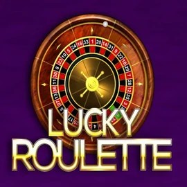 Lucky Roulette logo by Belatra Games SpinDog Casino