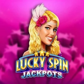 Lucky Spin Jackpots logo by Novomatic at SpinDog Casino