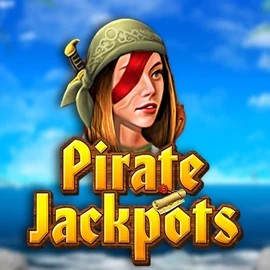 Jackpots logo of Pirate Jackpots from Belatra Games at SpinDog Casino