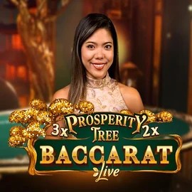 Prosperity Tree Baccarat casino game by Evolution – featured logo at SpinDog Casino