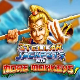 Play the Stellar Jackpots with More Monkeys slot by Lightning Box Game on SpinDog Casino