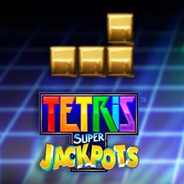 Tetris Super Jackpots slot visual from WMS available on spinsdogs.nl